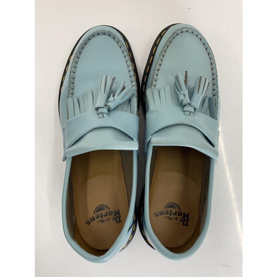Dr.Martens◇ADRIAN YS/ローファー/UK8/BLU/レザー/履きジワ/汚れ