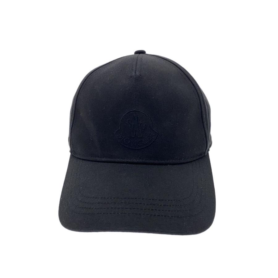 MONCLER◇BASEBALL/キャップ/UNI/コットン/BLK/ユニセックス