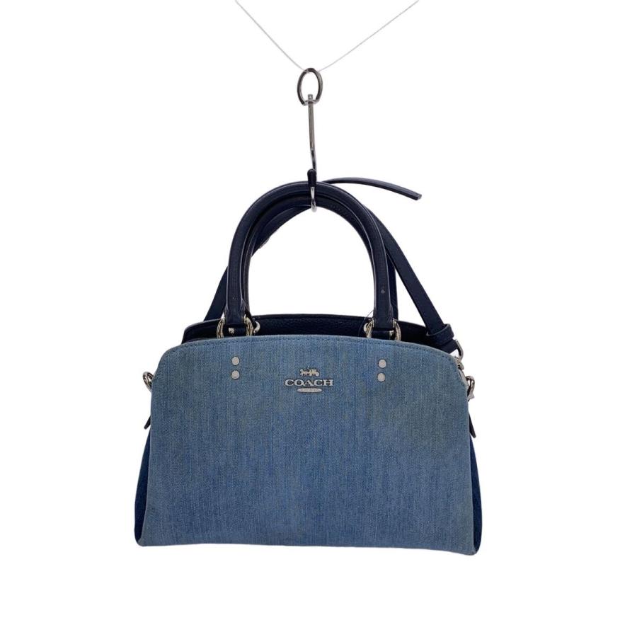 COACH(コーチ) ハンドバッグ 91093 デニム コーチ トートバッグ レザー 