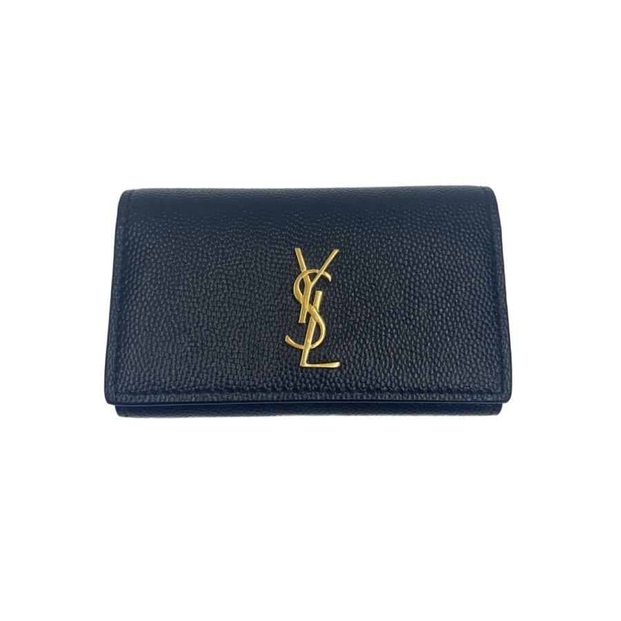 SAINT LAURENT◇キーケース/レザー/BLK/メンズ// : セカンドストリート