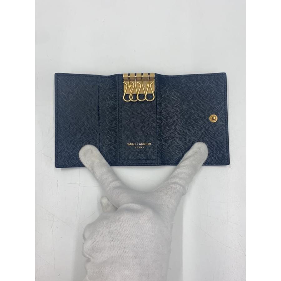SAINT LAURENT◇キーケース/レザー/BLK/メンズ// : セカンドストリート
