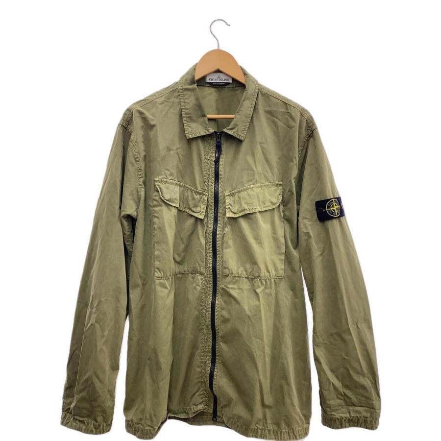 STONE ISLAND◇22AW/3XL/over shirt/シャツブルゾン/後染め/コットン  