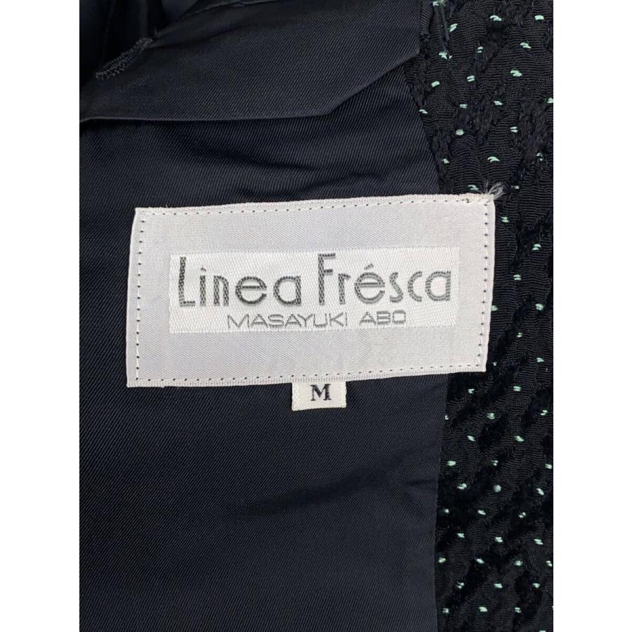 Linea Fresca/80s/エンボス加工/テーラードジャケット/M/--/ブラック 
