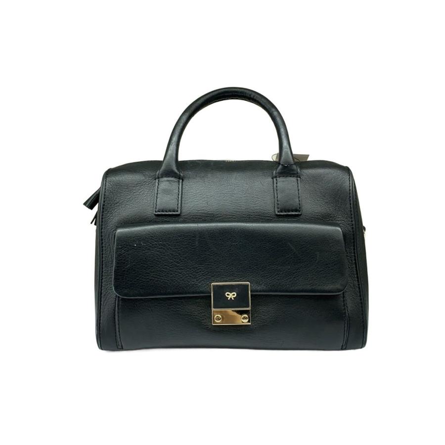 ANYA HINDMARCH◇カーカーバレル/2WAY/ショルダーバッグ/レザー
