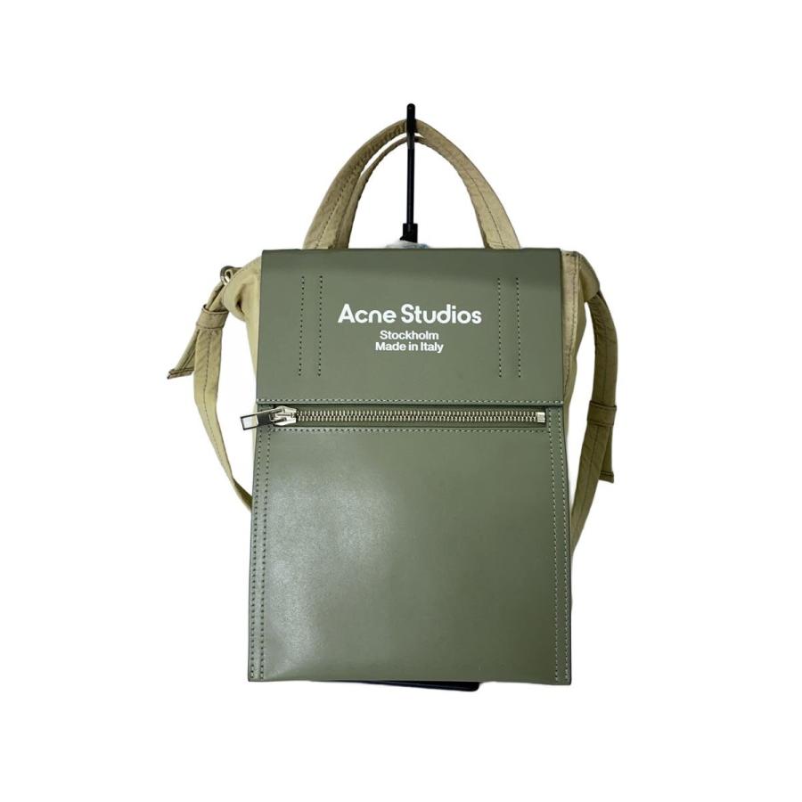 Acne Studios(Acne)◇ペイパリーナイロントートバッグ/ナイロン/KHK/FN 
