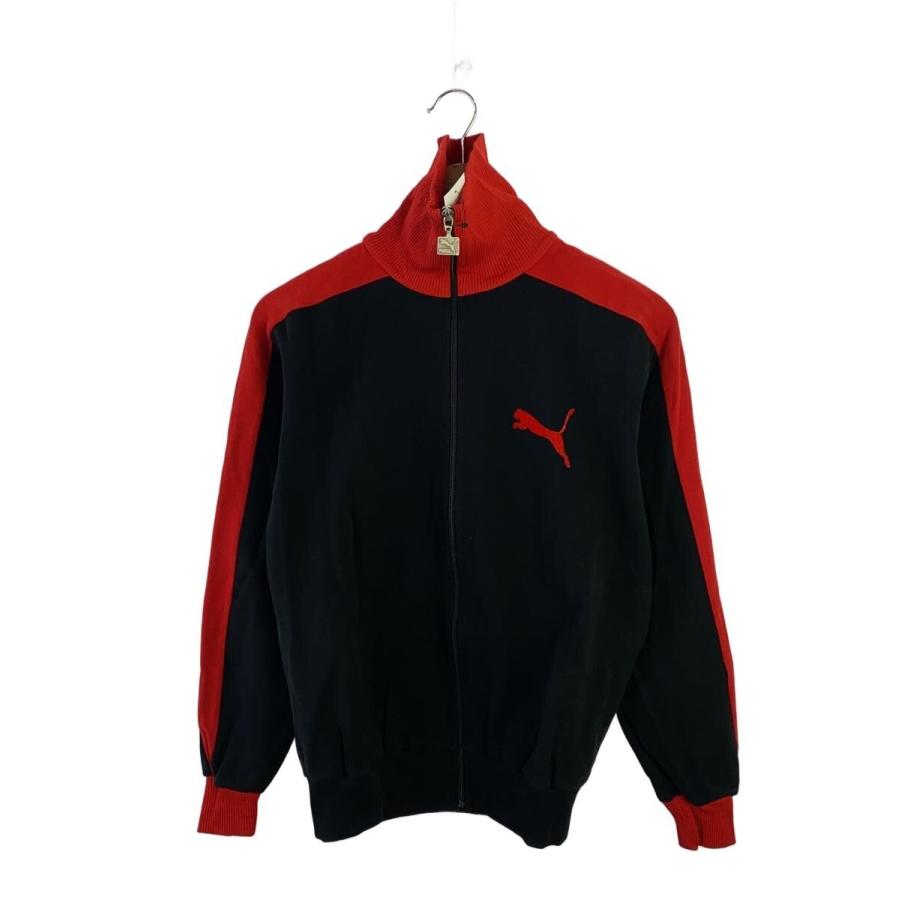 PUMA◇70s/西ドイツ製/トラックジャケット/ジャージ/6/--/BLK