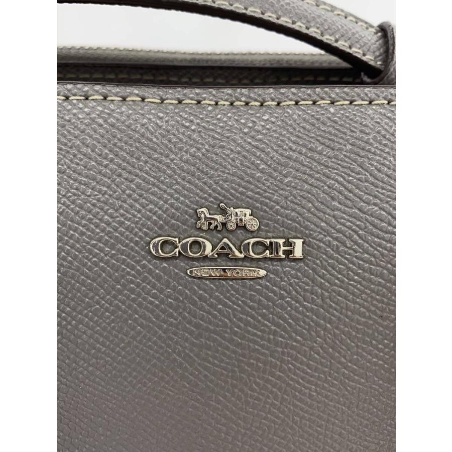 COACH◇ミニサリー キャリーオール/2WAY/ショルダーバッグ/--/GRY