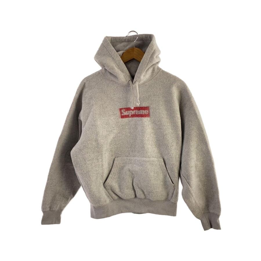 【美品】supreme シュプリーム　パーカー　カーキー　ボックスロゴ　sサイズ Supreme◇ボックスロゴパーカー/S/コットン/GRY : セカンドストリート
