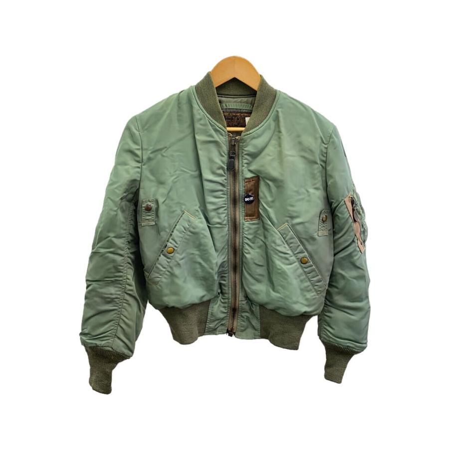 REAL McCoyS◇MA-1/フライトジャケット/XS/ウール/KHK/MIL-J-8279 