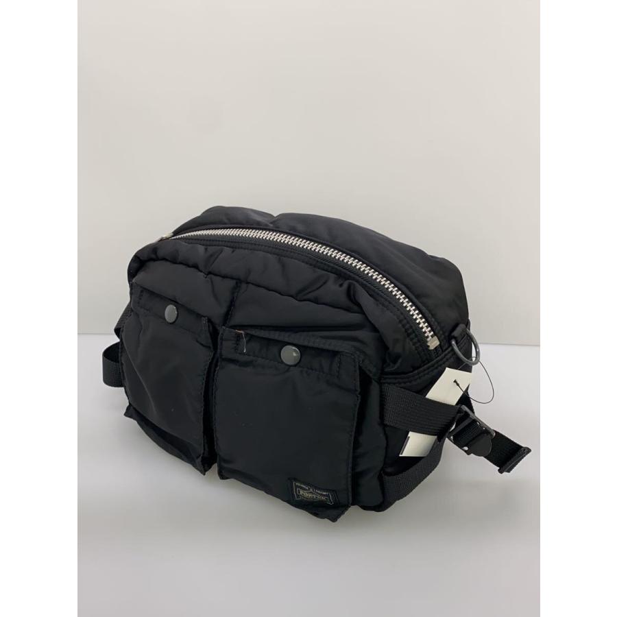 【美品】PORTER ウエストバッグ タンカー ナイロン L 2層 ブラック PORTER◇ウエストバッグ/ナイロン/BLK/無地/タンカー : セカンド