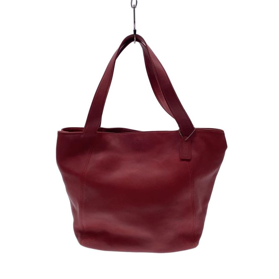 COACH◇トートバッグ/レザー/RED/4182/オールドコーチ// : セカンド 
