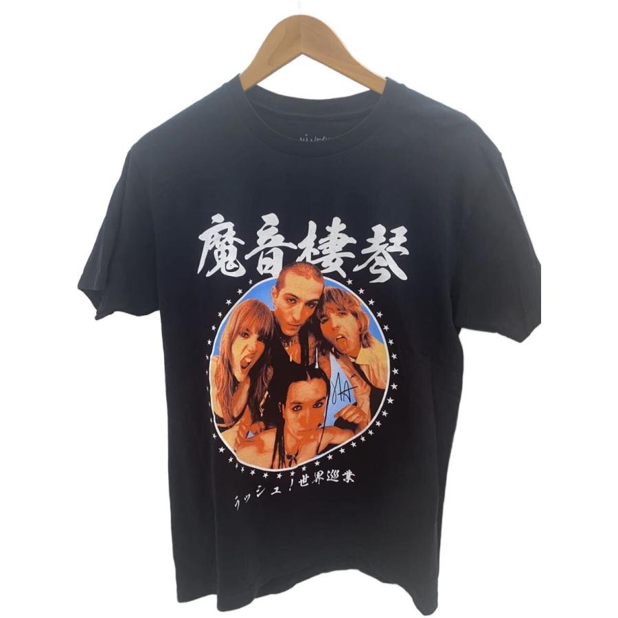 MANESKIN/漢字/Tシャツ/M/コットン/BLK/プリント// : セカンド