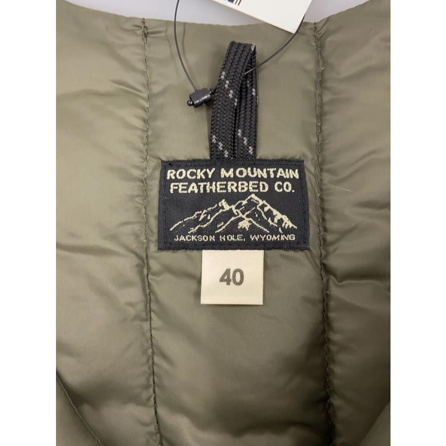 Rocky Mountain Featherbed◇ダウンベスト/40/ナイロン/KHK/無地/200
