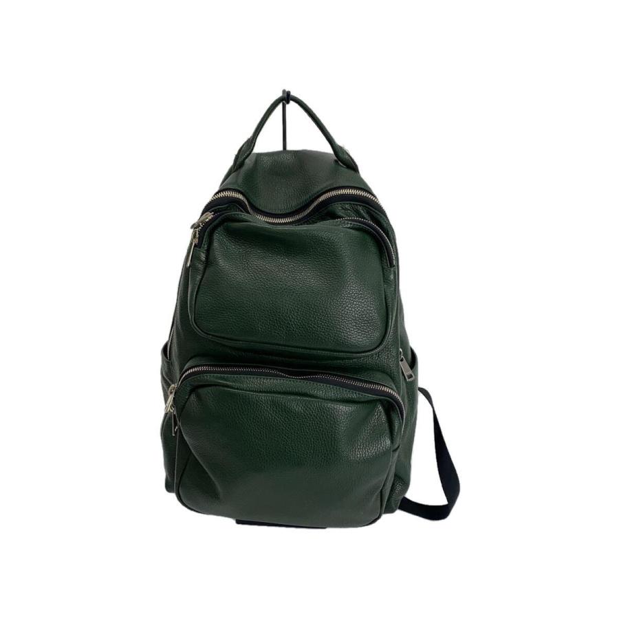 Onitsuka Tiger◇リュック/レザー/GRN/無地/3183A900 : セカンド