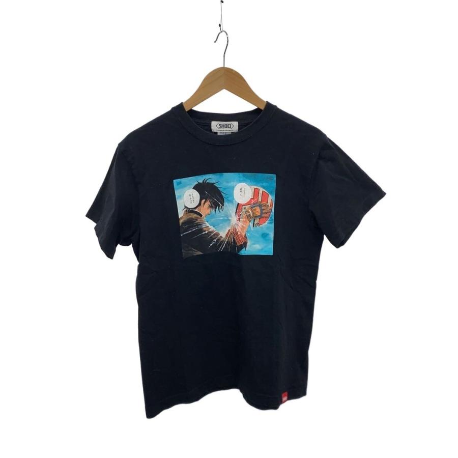 SHOEI/バリバリ伝説/Tシャツ/M/コットン/BLK/プリント : セカンド