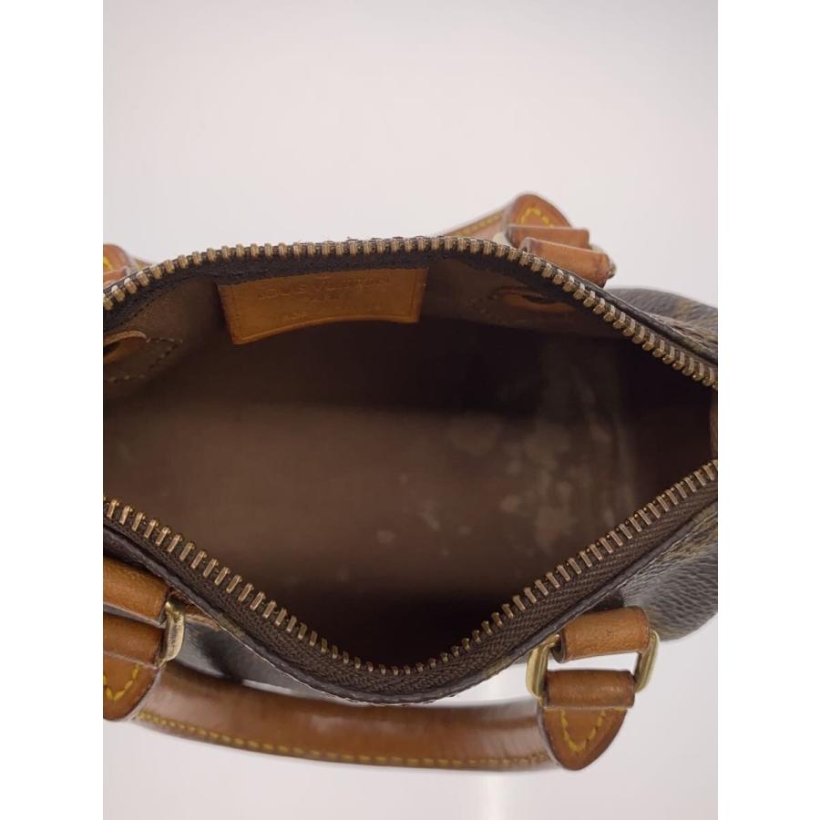 LOUIS VUITTON◇ナノ・スピーディ_モノグラム・キャンバス/レザー/BRW