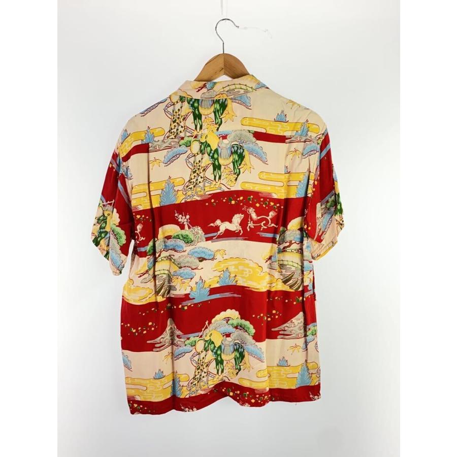 SUN SURF◆アロハシャツ/--/レーヨン/RED/総柄/M32415｜ssol-shopping｜02