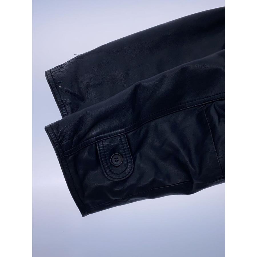 D HOMME A HOMME/レザージャケット・ブルゾン/L/羊革/BLK/無地 D HOMME A HOMME/レザージャケット・ブルゾン/L/羊革/BLK/無地