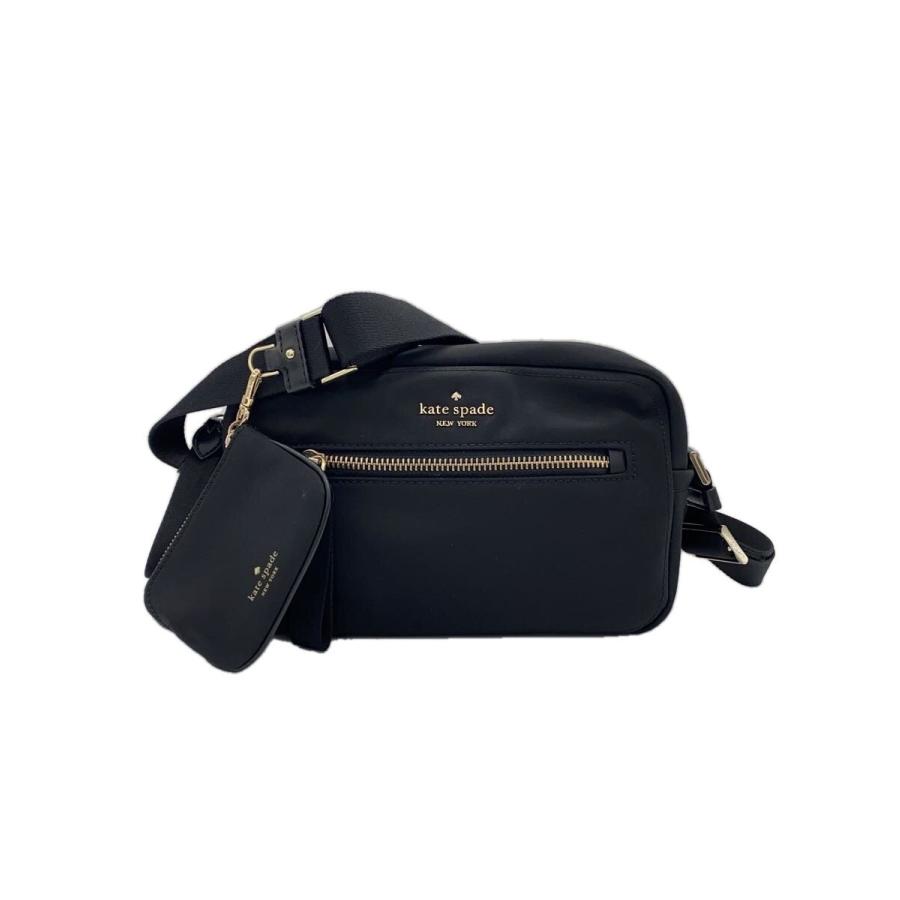 kate spade new york◇チェルシー ショルダーバッグ/ナイロン/BLK