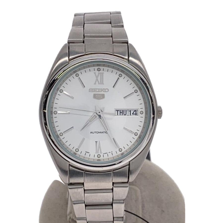 SEIKO◇自動巻腕時計/アナログ/ステンレス/WHT/SLV/SS/7S26-0430 SEIKO◇自動巻腕時計/アナログ/ステンレス/WHT/SLV/SS/7S26-0430