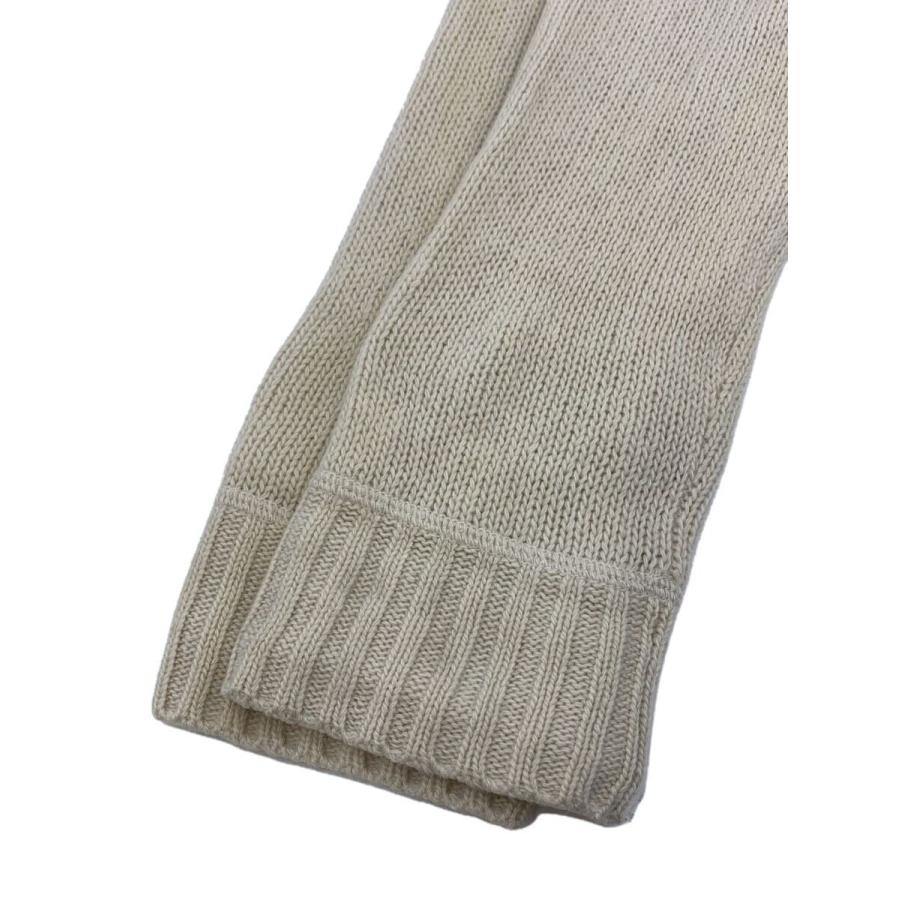 PRADA◇20AW/カシミヤ混ロゴクルーネックニット/48/ウール/WHT/UMB223