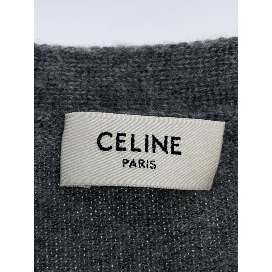 CELINE◆カーディガン(薄手)/M/カシミア/GRY/2A87T317Vの画像