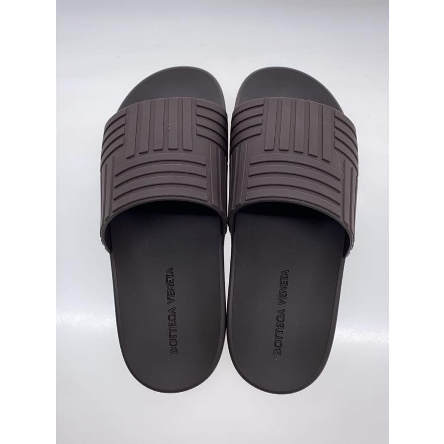 メンズシューズ BOTTEGA VENETA◇ラバーサンダル/パドル/42/BRW/? NULL ?