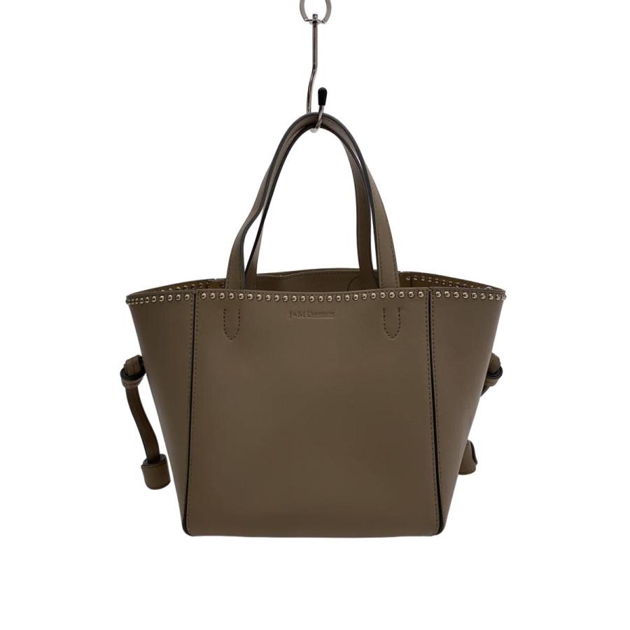 J&M DAVIDSON◇BELLE MINI/トートバッグ/レザー/BEG/無地/ショルダー