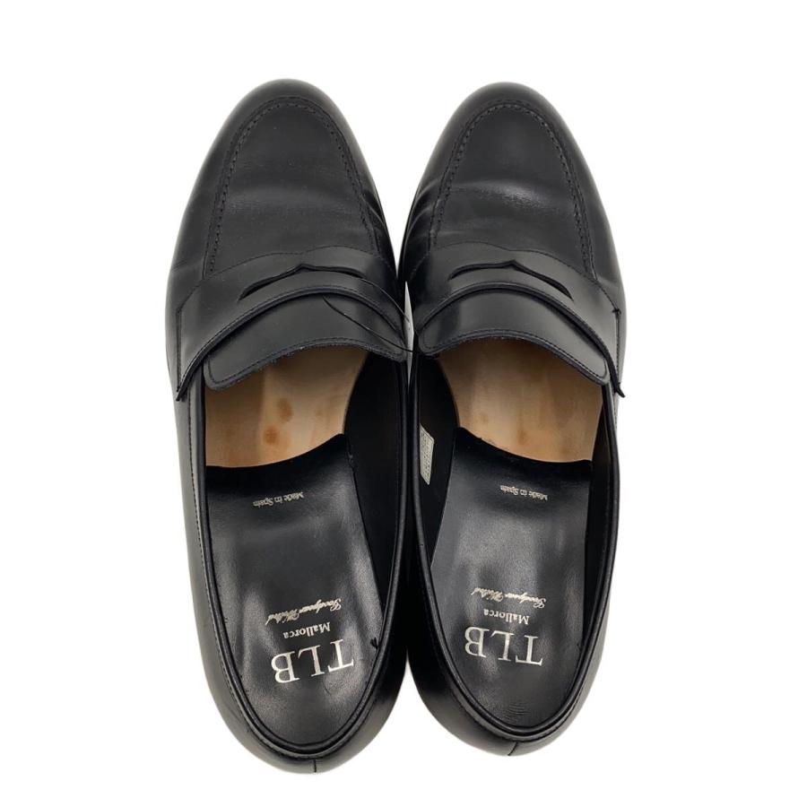 TLB Mallorca/ローファー/UK8.5/BLK/レザー/コインローファー