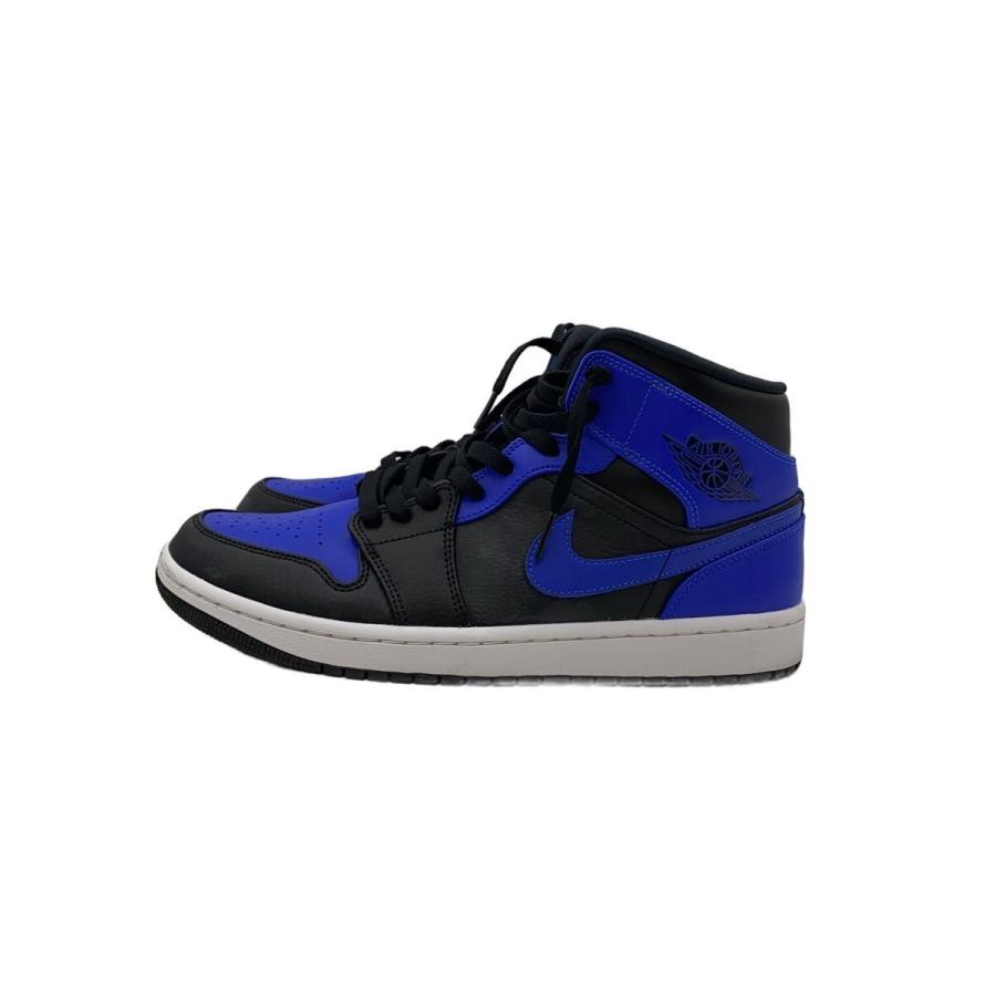 NIKE◇AIR JORDAN 1 MID_エア ジョーダン ミッド/27.5cm/BLU 