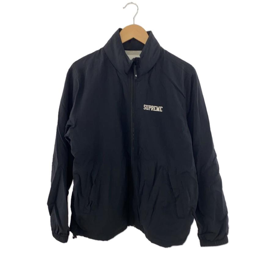 Champion Supreme ナイロンジャケット M ブラック Supreme◇×CHAMPION/TRACK JACKET/ナイロンジャケット/M/ナイロン/BLK