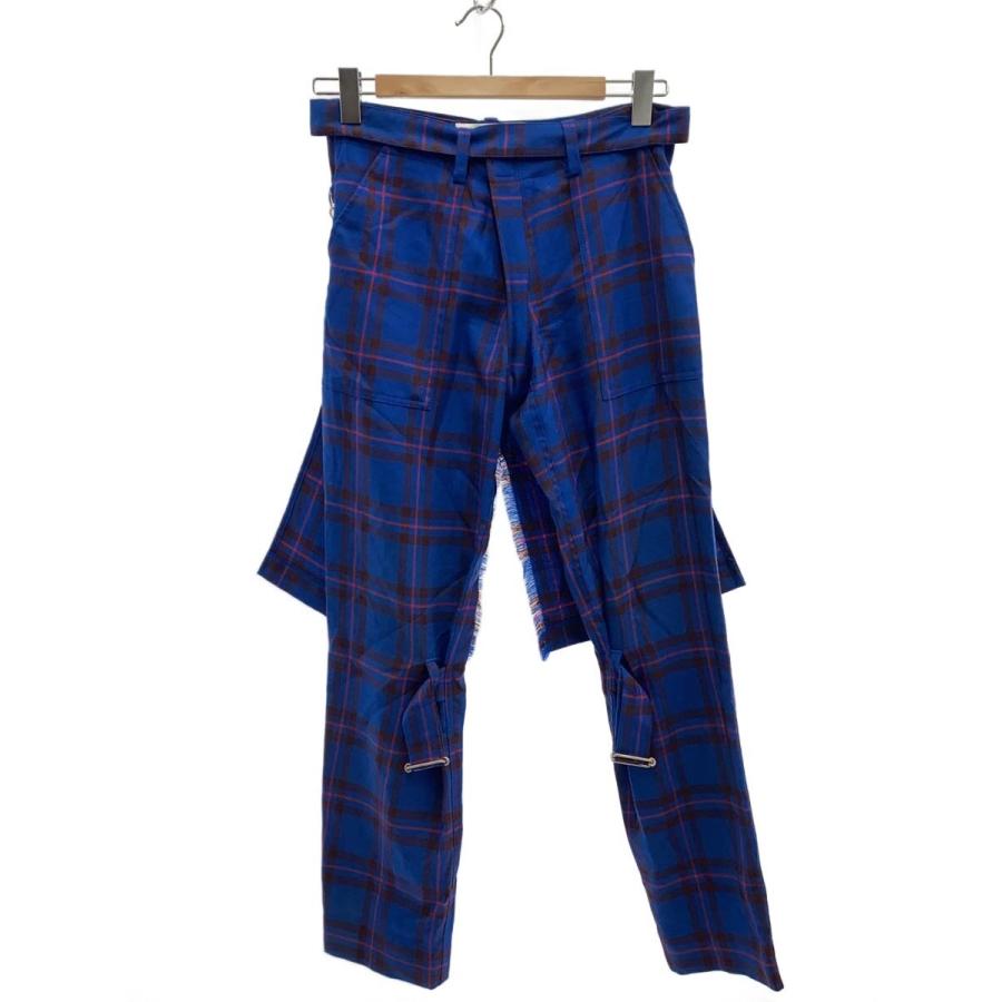 SEDITIONARIES◇ボンテージトラウザーズ/666/S/ウール/BLU/チェック/前