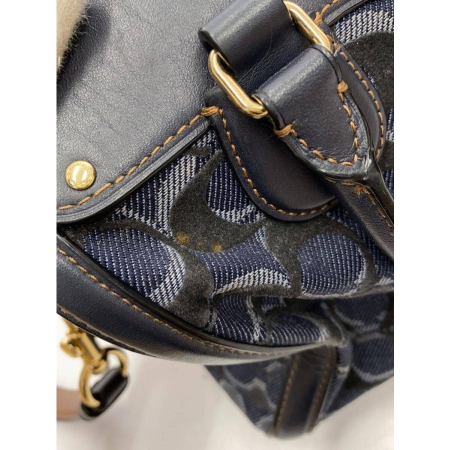 COACH◇ボストンバッグ/デニム/IDG/総柄/F39920 : セカンドストリート 