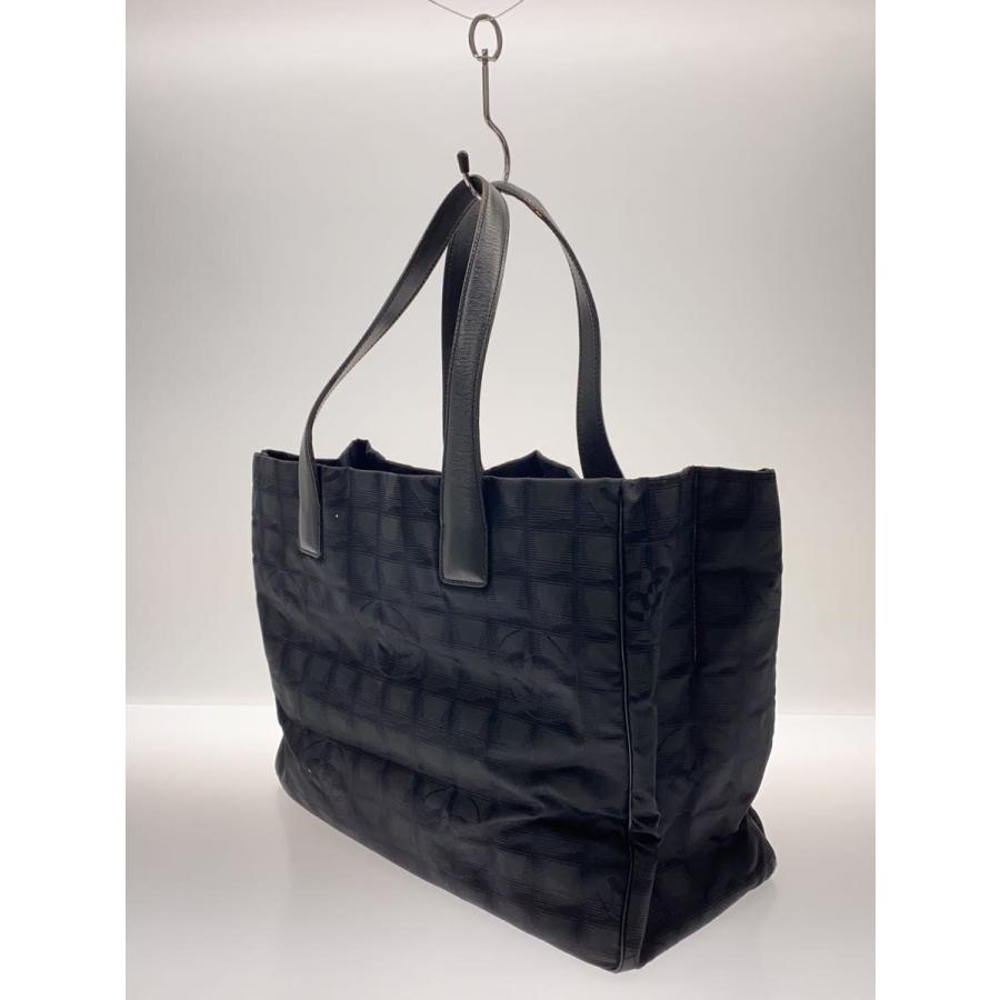 CHANEL◆トートバッグ/--/BLK/無地/A47148の画像