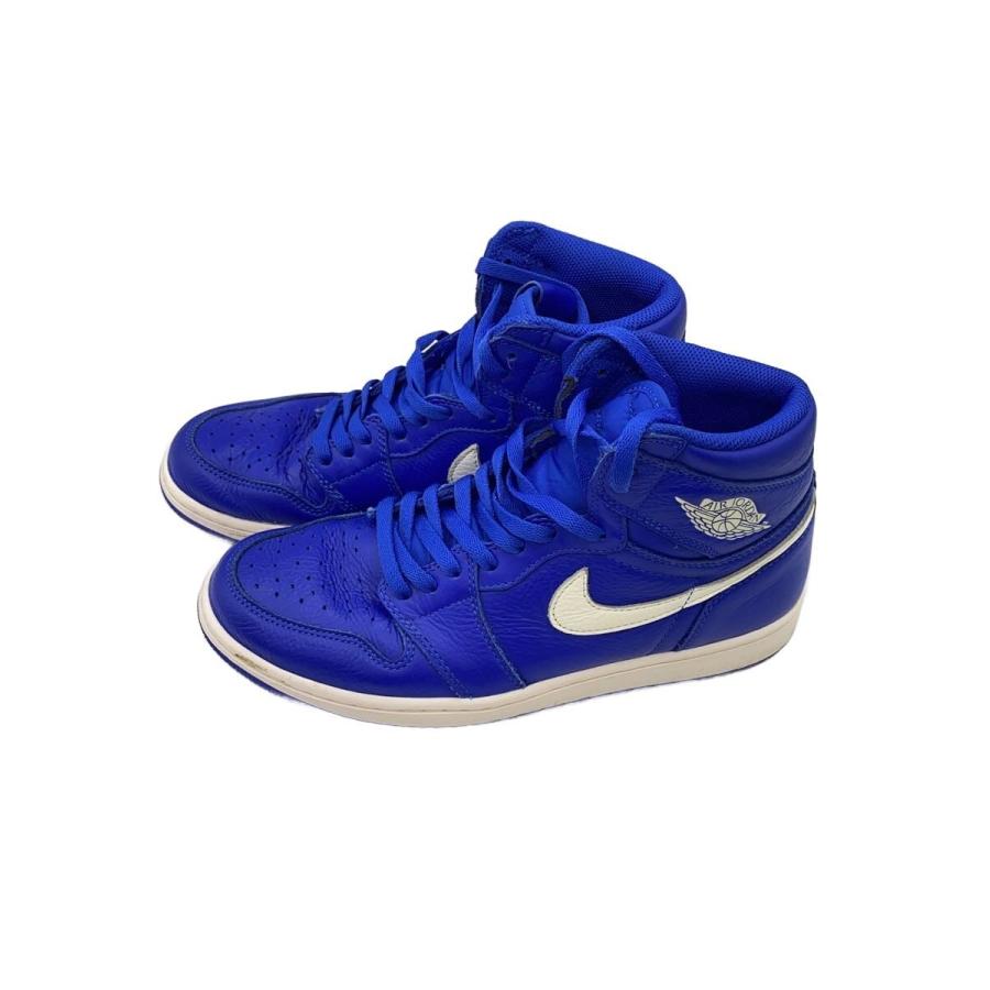 NIKE◇AIR JORDAN 1 RETRO HIGH OG/エアジョーダン1レトロハイ/ブルー