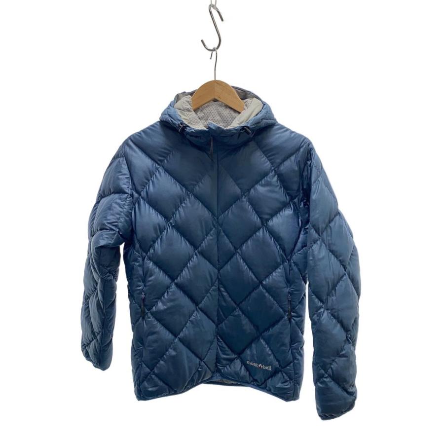 mont-bell◇ライトアルパインダウンパーカ/L/ナイロン/BLU/無地