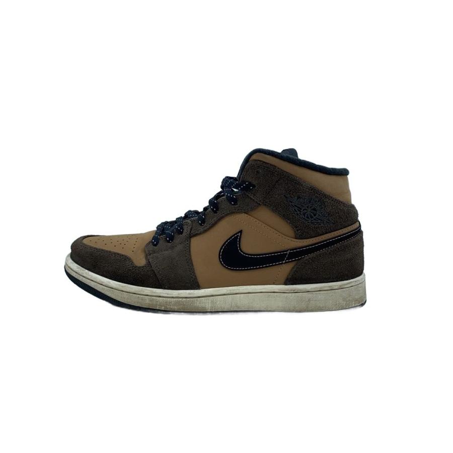 NIKE◇AIR JORDAN 1 MID SE_エアジョーダン ミッド SE/28cm/BRW 