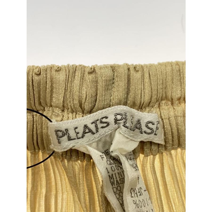 【最終価格】PLEATS PLEASE　ハイウエスト立体ボリュームパンツ PLEATS PLEASE ISSEY MIYAKE◇ボトム/4/ポリエステル/BEG/6443103