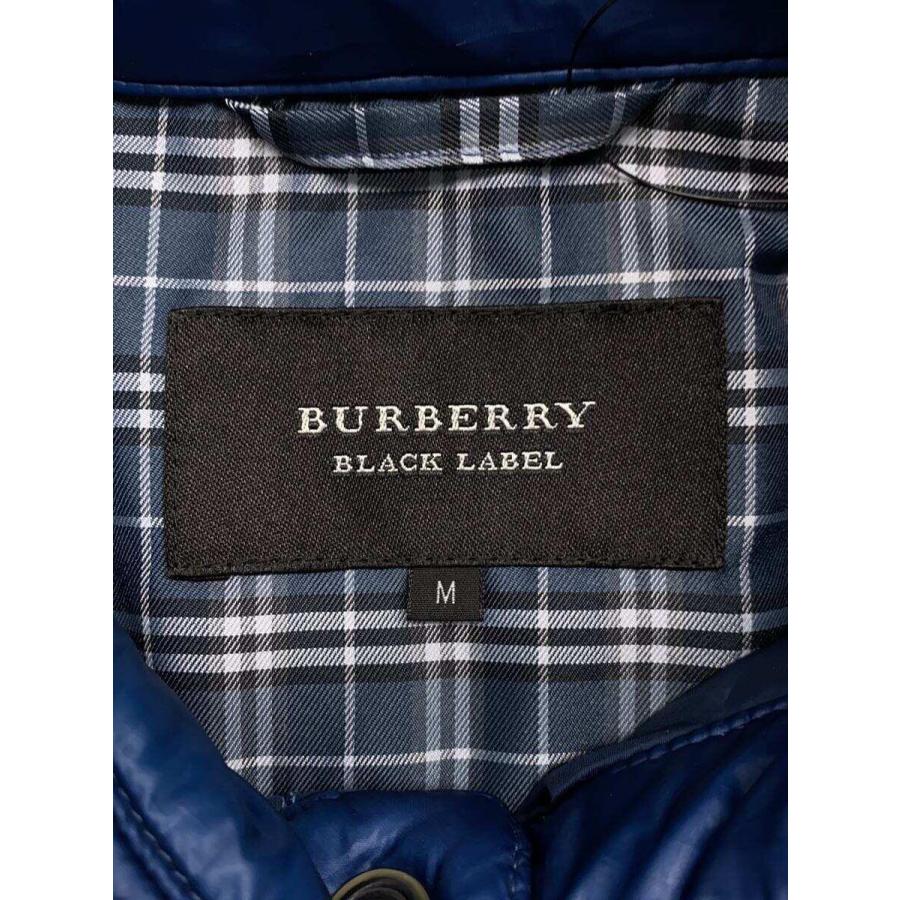 BURBERRY BLACK LABEL◆ダウンジャケット/M/ナイロン/BLU/無地/D1F15-414-24｜ssol-shopping｜03