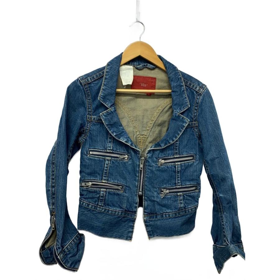 Levi’s シングルライダース Levi's RED◇シングルライダースジャケット/XS/デニム/IDG/無地