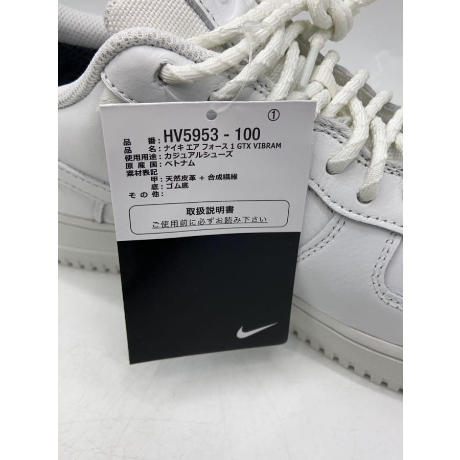 NIKE◇AIR FORCE 1 GORE-TEX_エア フォース GORE-TEX VIBRAM/27cm/WHT