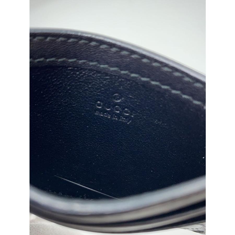 GUCCI◇カードケース/レザー/BLK/モノグラム/メンズ : セカンド