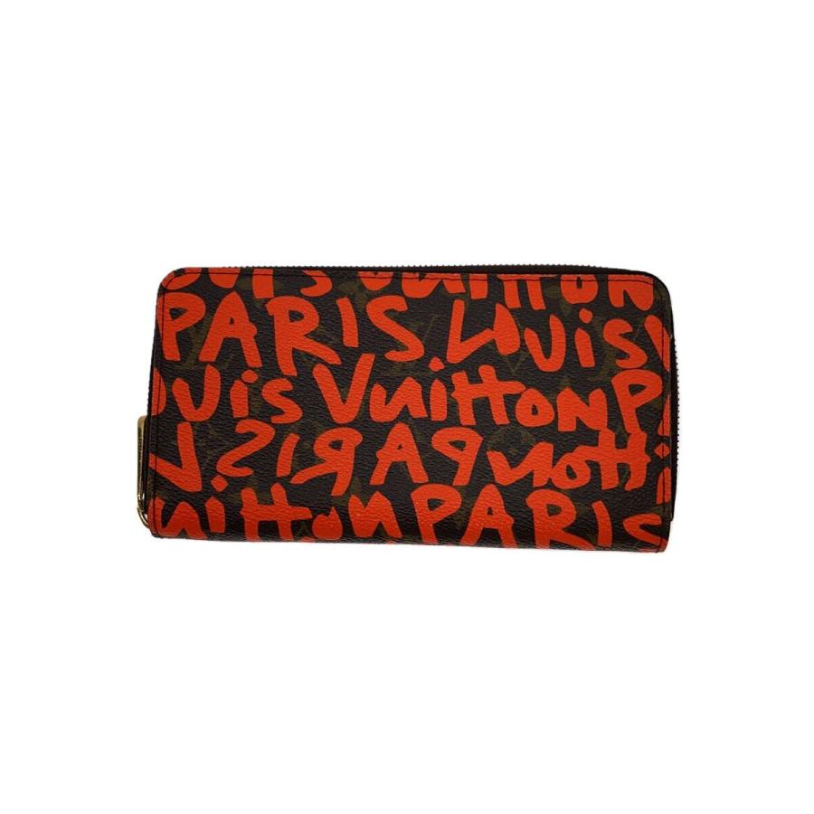 LOUIS VUITTON / ジッピー・ウォレット_モノグラム・グラフィティ_BRW/PVC/BRW/メンズ LOUIS VUITTON◇ジッピー・ウォレット_モノグラム・グラフィティ_BRW