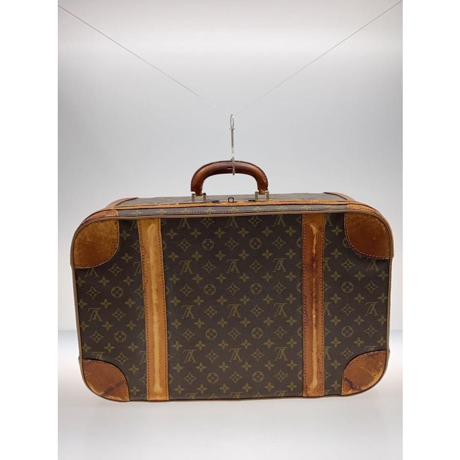LOUIS VUITTON◇ボストンバッグ/レザー/BRW/モノグラム : セカンド