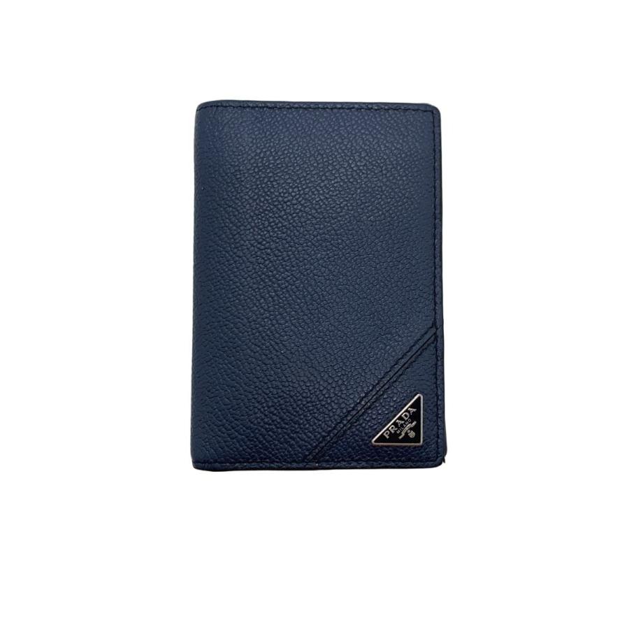【新品未使用・付属完備】PRADA レザー カードケース PRADA 黒 レザー カードケース