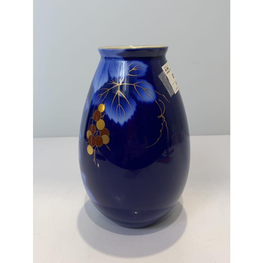 深川製磁 瑠璃葡萄 花瓶 花器 深川製磁◇瑠璃葡萄/金彩/壷・花瓶/NVY : セカンドストリートYahoo!店