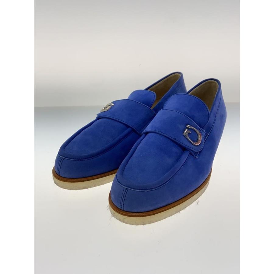 GUCCI◇ローファー/37.5/BLU/スウェード/100 0404 : セカンド 