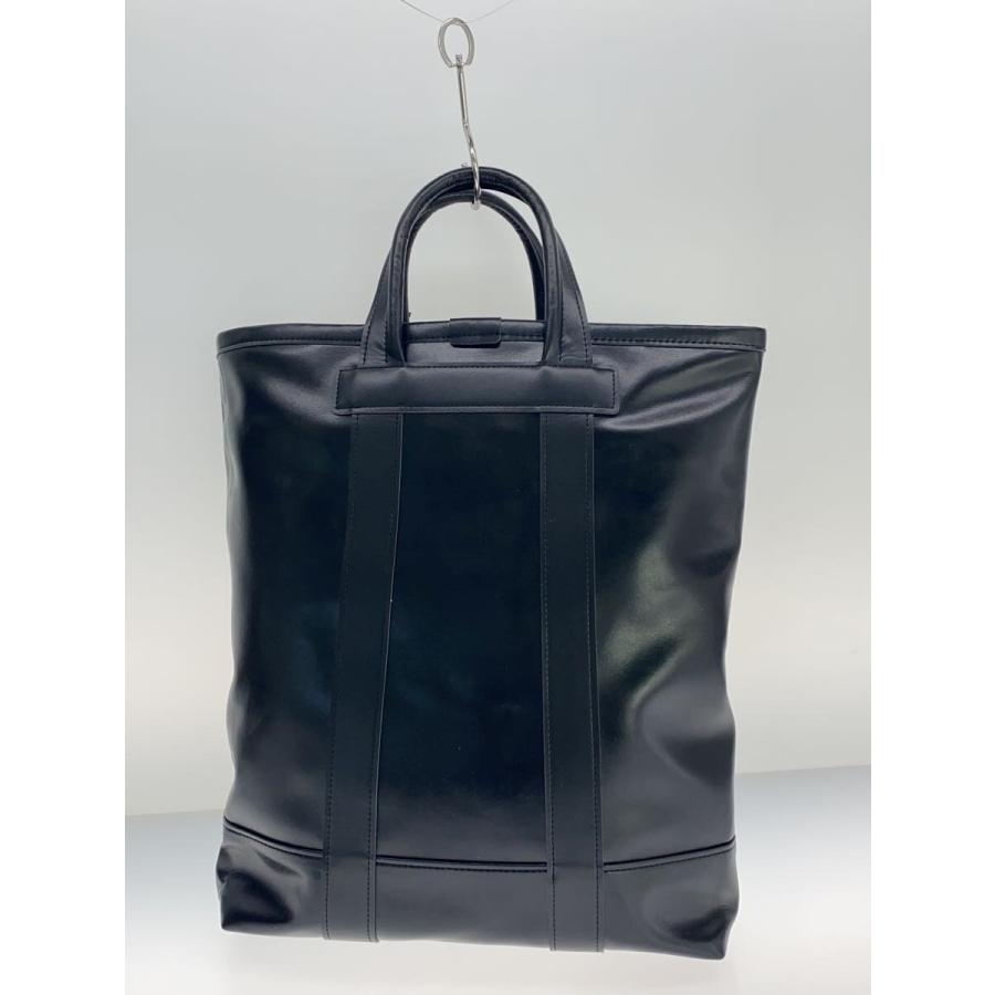 【新品】COMME des GARÇONS HOMME DEUX 合皮バッグ COMME des GARCONS HOMME DEUX◇トートバッグ/フェイクレザー/BLK/DO-K
