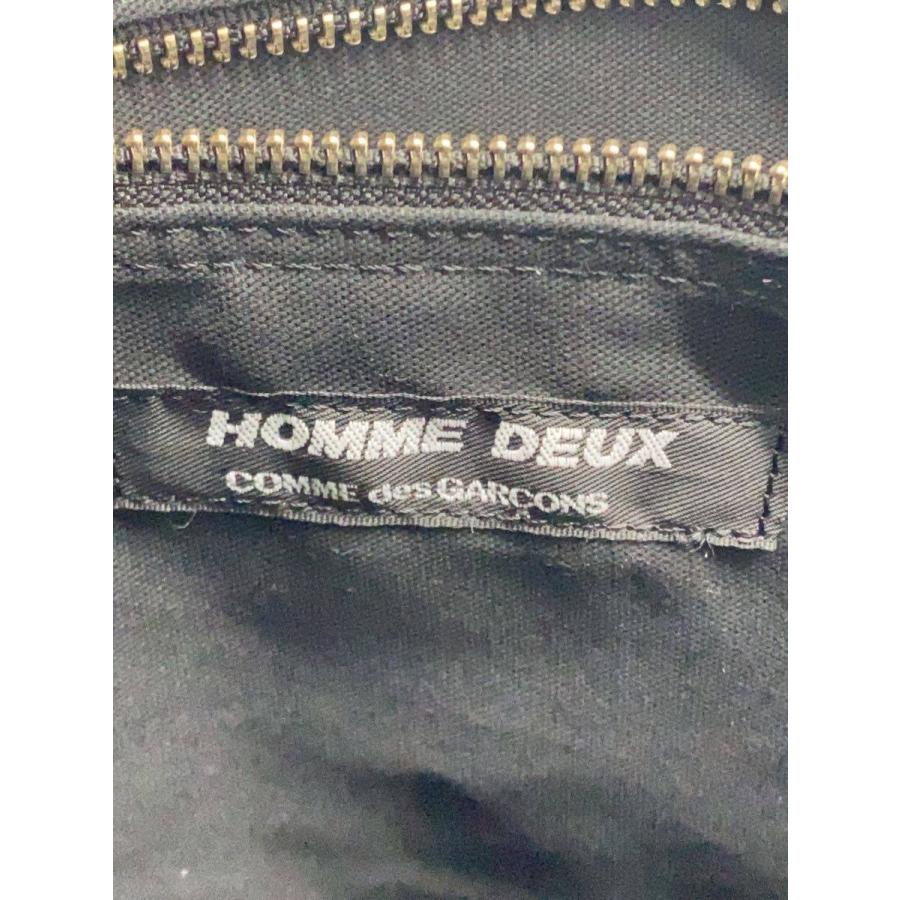 COMME des GARCONS HOMME DEUX◇トートバッグ/フェイクレザー/BLK/DO-K