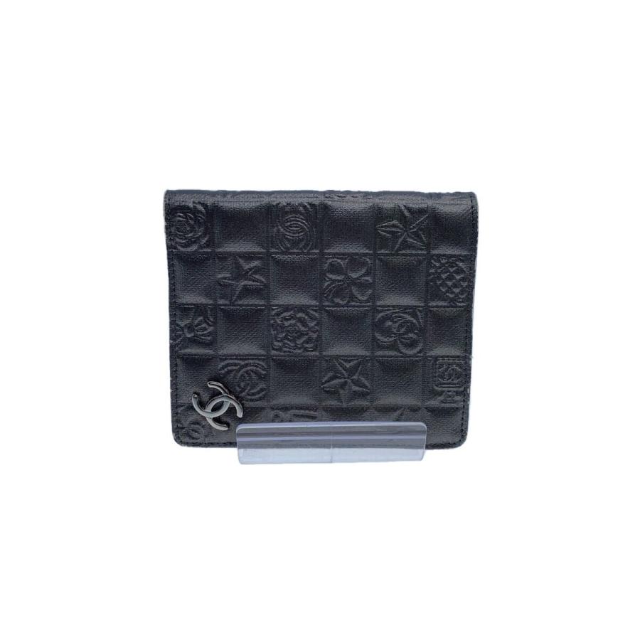 CHANEL◇2つ折り財布/レザー/SLV/レディース// : セカンドストリート